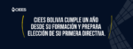 CIEES Bolivia cumple un año desde su formación y prepara elección de su primera directiva.