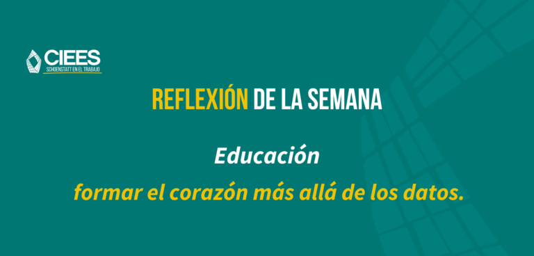 Educación: formar el corazón más allá de los datos.